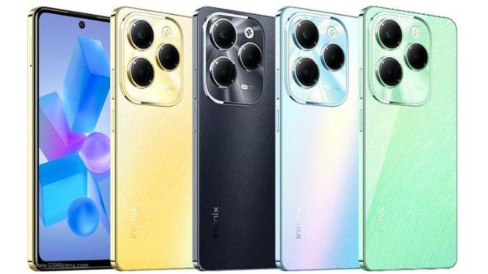 Infinix Hot 40 Pro tampak belakang.