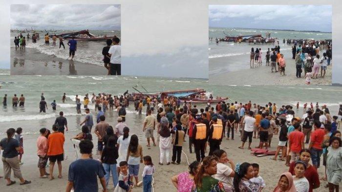 KAPAL WISATAWAN KARAM - Kapal wisatawan Pulau Tikus Bengkulu tenggelam pada Minggu sore (11/5/2025) dan menyebabkan 7 penumpang meninggal dunia, sementara puluhan penumpang lainnya dirawat. Sebanyak 10 penumpang kapal wisata Pulau Tikus Bengkulu karam sempat berstatus masih dalam pencarian oleh tim SAR Basarnas Bengkulu dinyatakan selamat.