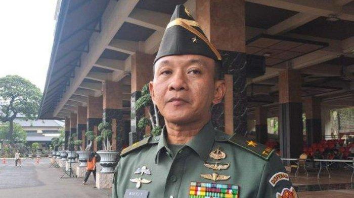 PROFIL - Kepala Dinas Penerangan TNI AD (Kadispenad) Brigjen TNI Wahyu Yudhayana saat ditemui di Mabes TNI AD, Jakarta Pusat, Kamis (27/3/2025). Brigjen Wahyu menjadi sorotan karena menyebut anak dari para korban insiden peledakan amunisi kedaluarsa di Garut mendapat kesempatan menjadi prajurit TNI.