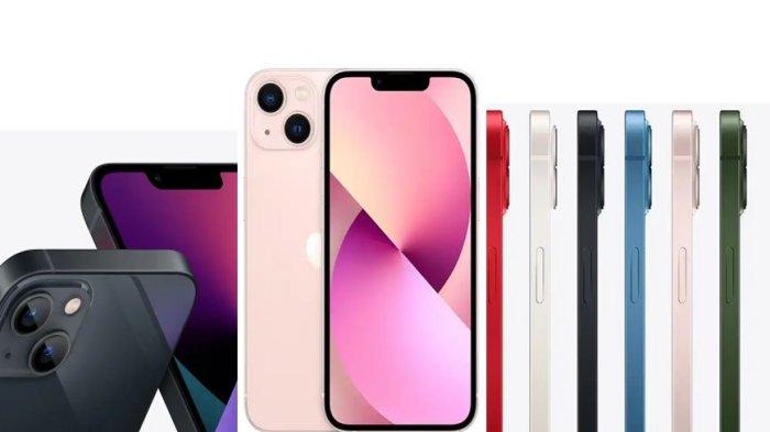 Kolase kelebihan iPhone 13 di baian kamera dan banyaknya varian warna.