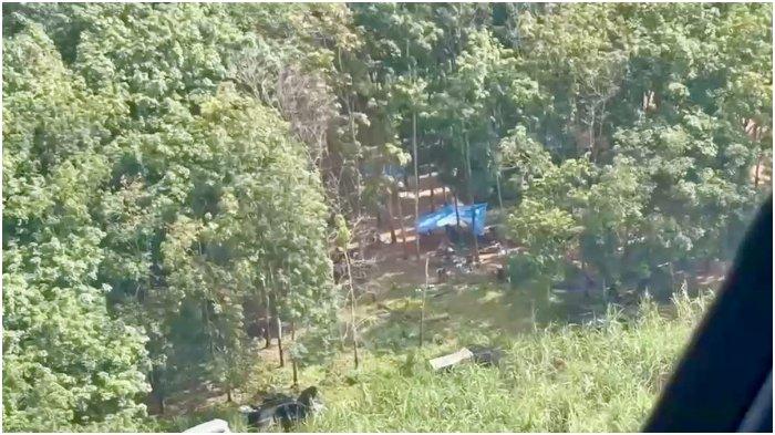 Lokasi sabung ayam yang menjadi lokasi penembakan 3 anggota polisi di Way Kanan, Selasa (18/3/2025).