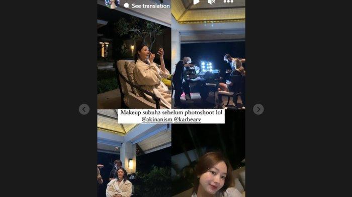 Natasha Wilona rela bangun subuh untuk persiapan photoshoot, Sabtu (20/1/2024).