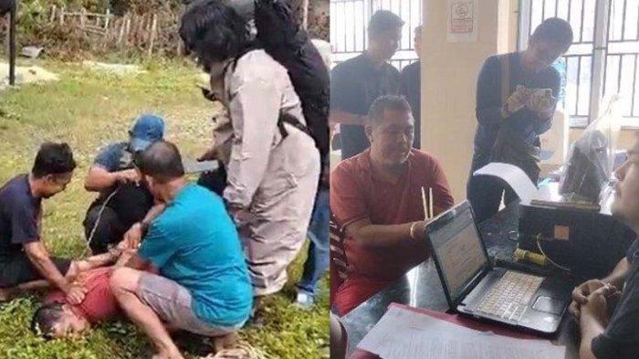 BISIKAN GAIB - Elvis Andri suami yang bunuh istri di Kuansing ngaku dapat bisikan gaib . Elvis ditangkap Rabu 26/2/2025 setelah dua hari buron