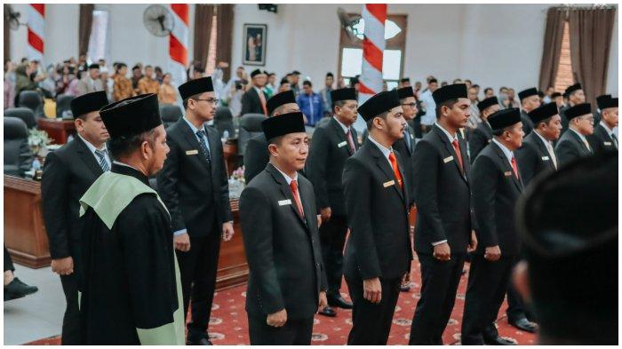 Pelantikan Anggota DPRD Kabupaten Natuna periode 2024-2029.