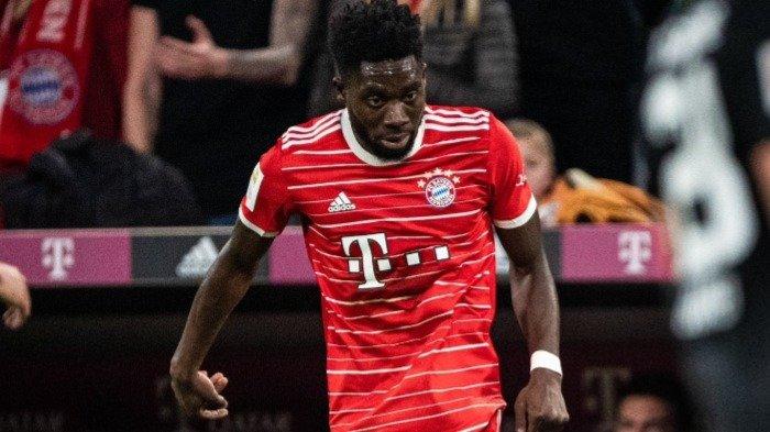 Pemain Bayern Munchen, Alphonso Davies.
