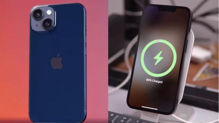 iPhone 14 tampak desain depan dan belakang