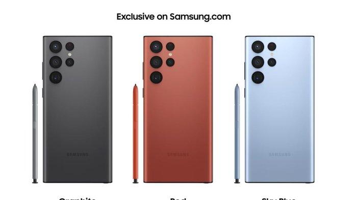 Potret Samsung Galaxy S22 Ultra.
