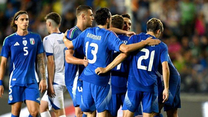 Prediksi skor Italia vs Albania di babak fase grup EURO 2024, simak informasi prakiraan susunan pemain, head to head dan link live streaming.