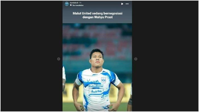 Rumor Malut United nego demi mendapatkan bek PSIS Semarang, Wahyu Prasetyo.