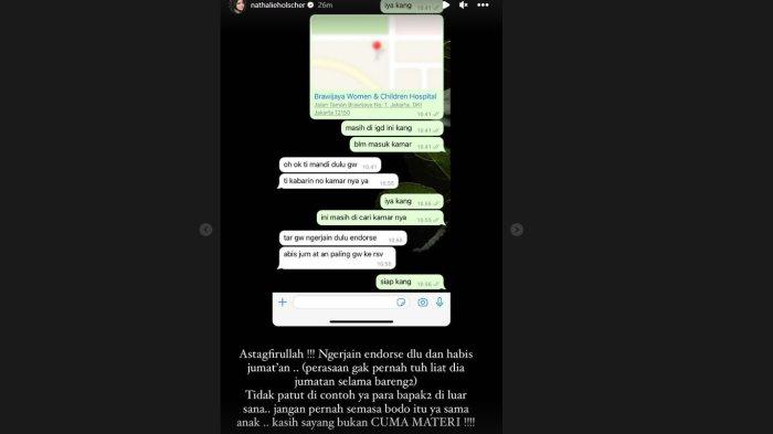 Sindiran Nathalie untuk Sule, Jumat (30/6/2023).