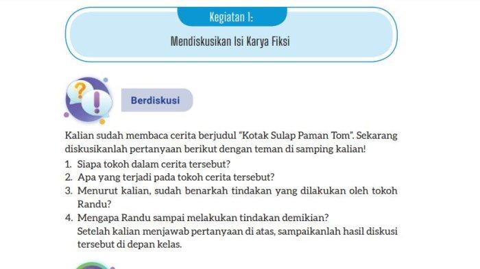 SOAL KURIKULUM MERDEKA - Soal Bahasa Indonesia kelas 8 SMP halaman 110 Kurikulum Merdeka, Selasa (5/11/2024).