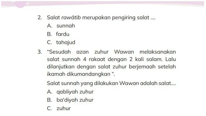 Soal PAI kelas 3 SD/MI halaman 223