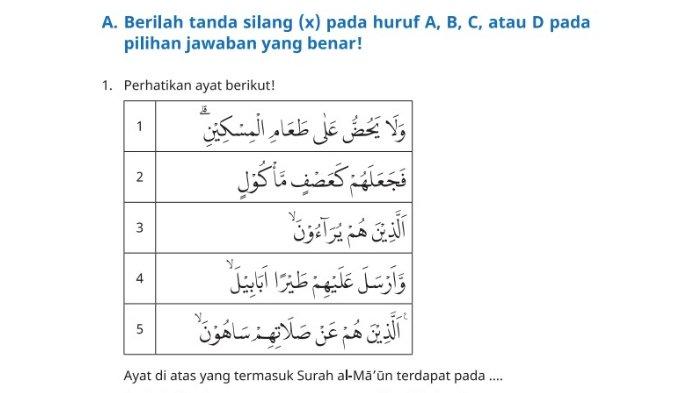 Soal PAI kelas 3 SD/MI halaman 26