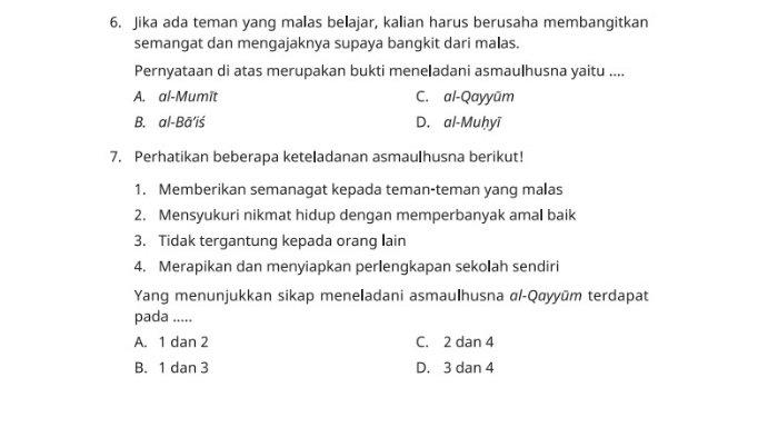 Soal PAI kelas 3 SD/MI halaman 52