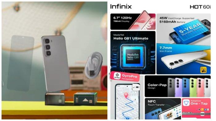 REKOMENDASI HP- Tangkapan layar Infinix Hot 60i - Berikut ini adalah lima rekomendasi HP Infinix termurah edisi Juli 2025.