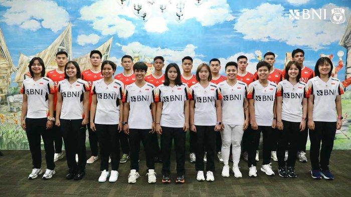 Tim Thomas Cup dan Uber Cup Indonesia yang akan berlaga di Chengdu, China