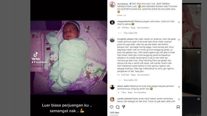 Verny kembali menantang Denny Sumargo tes DNA, Sabtu (21/8/2023).