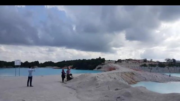 Danau Biru Bintan, Kabupaten Bintan, Provinsi Kepri. Foto diambil baru-baru ini.
