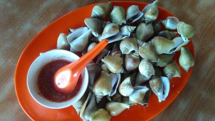 KULINER KEPRI - Gonggong menjadi salah satu panganan laut paling populer di Kepri, termasuk di Batam.
