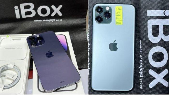 iPhone 11 Pro Max second dan iPhone 14 Pro Maxs second iBox.