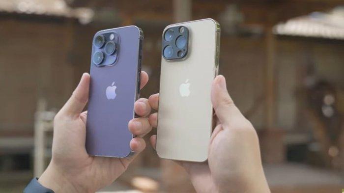 iPhone 13 Pro dan iPhone 14 Pro yang punya spek berbeda.