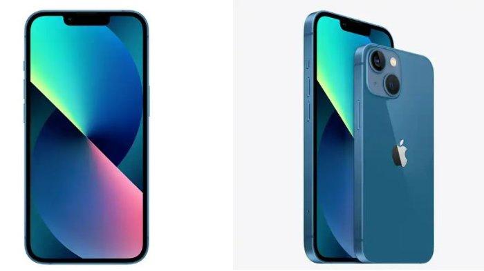 HARGA iPHONE TERBARU- Tangkapan layar dari iBox Indonesia, Kamis (6/2/2025) iPhone 13 dengan warna Blue. Cek perbandingan harga HP iPhone 13 dan iPhone 11 per Februarai 2025.