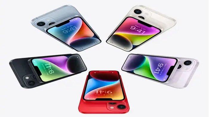 HARGA iPHONE 14- Tangkapan layar iPhone 14 Series yang dipenuhi dengan banyaknya pilihan warna dari iBox, Jumat (2/5/2025). Berikut harga HP iPhone 14 yang lebih laris dari iPhone 14 Pro Max.