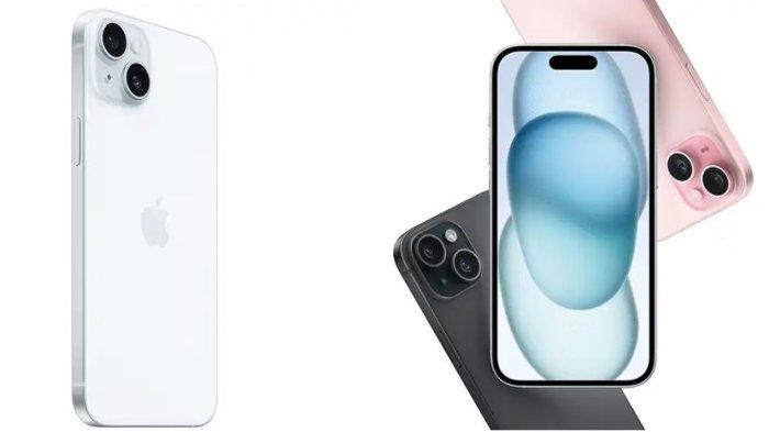 HARGA TERBARU iPHONE- Tangkapan layar iPhone 15 dengan warna Blue dilasir dari iBox, Sabtu (24/5/2025). Berikut