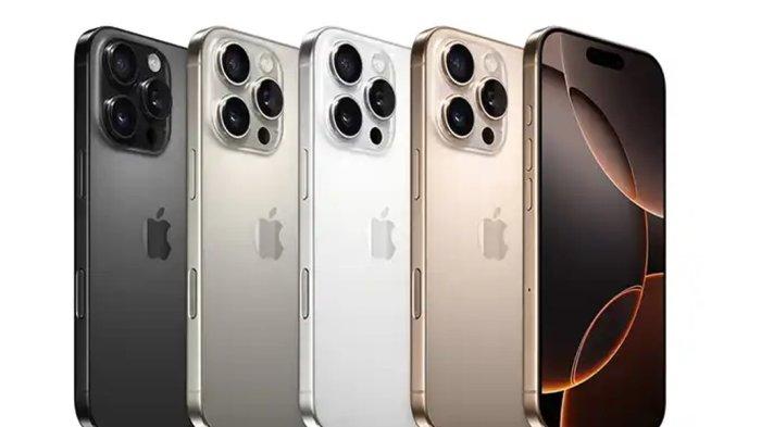 HARGA iPHONE TERBARU- Tangkapan layar iPhone 16 Pro Max dengan varian warnanya di iBox, Jumat (28/3/2025). Berikut harga HP iPhone 16 Pro Max yang dijual di Indonesia.