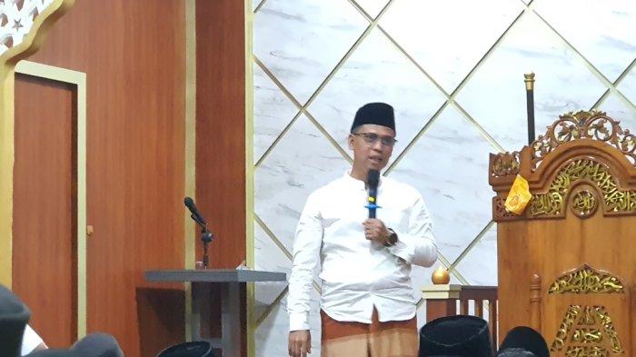 SAFARI RAMADAN-Safari ramadan Bupati Karimun Iskandarsyah di Masjid Darussalam, Bukit Sidomulyo, Kabupaten Karimun, Provinsi Kepulauan Riau (Kepri), Senin malam 3 Maret 2025