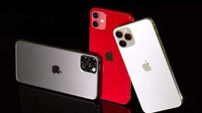 Trio iPhone 11 Pro Max, iPhone 11, dan iPhone 11 Pro.