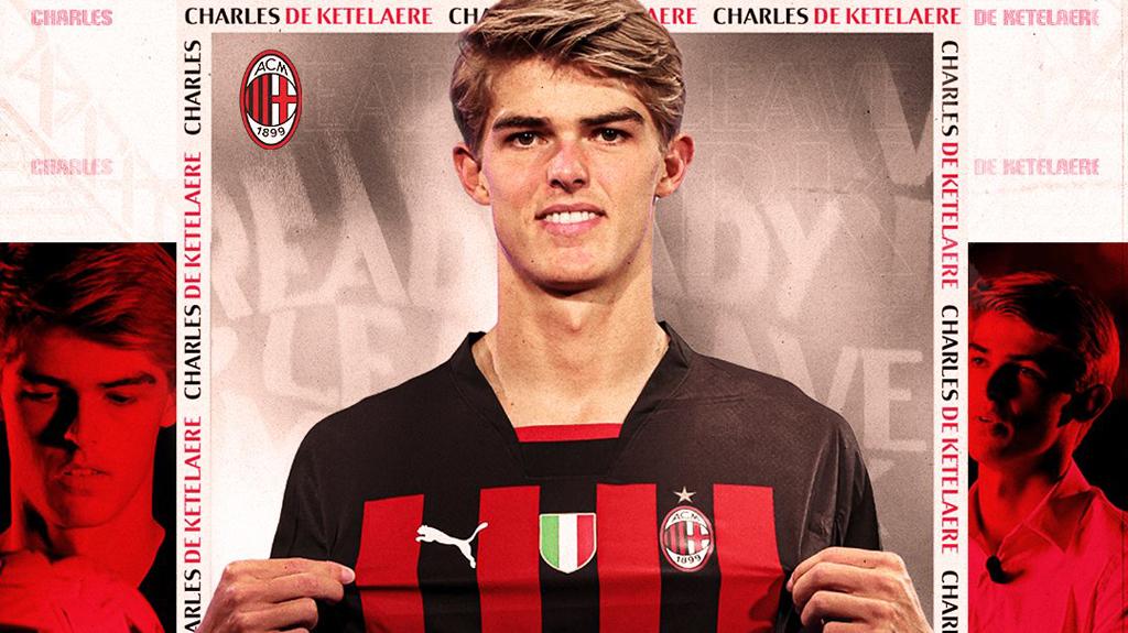 Charles De Ketelaere saat diresmikan menjadi pemain AC Milan, pada Selasa, 2 Agustus 2022