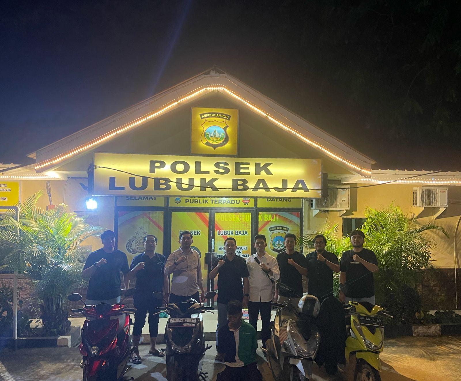 Pelaku pencurian motor, Haikal diringkus Polsek Lubuk Baja Batam