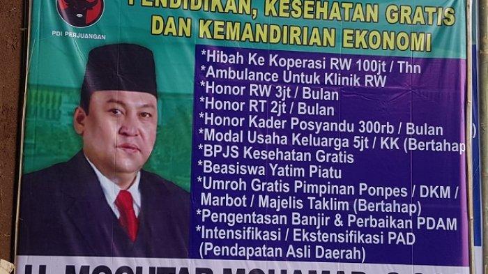 Sebanyak 1.000 baliho disiapkan Bakal Calon (Bacalon) Wali Kota Bekasi, Mochtar Mohamad, untuk kampanye Pemilihan Kepala Daerah (Pilkada) Wali Kota Bekasi 2024.