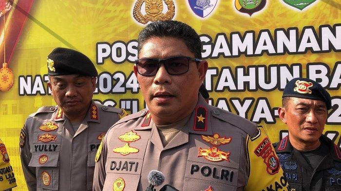 Wakapolda Metro Jaya, Brigjen Pol Djati Wiyoto Abadhy saat ditemui di pos pengamanan mudik Nataru KM 10 arah Cikampek, Kecamatan Pondok Gede, Kota Bekasi, Jumat (27/12/2024).