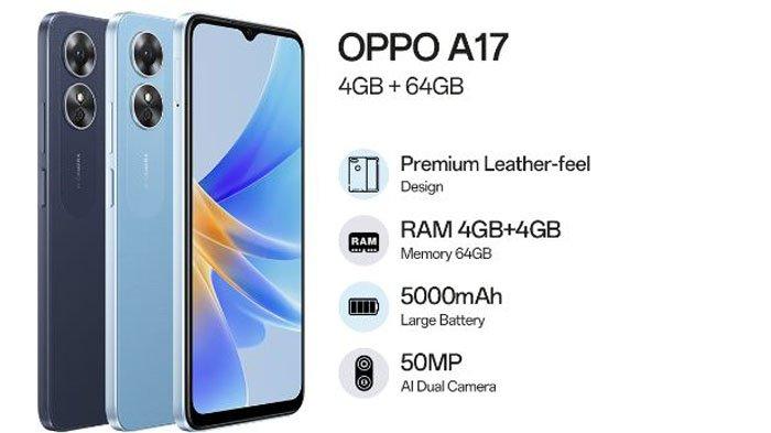 ILUSTRASI. Harga HP OPPO A17 RAM 4 GB Resmi Turun, Intip Spesifikasi Lengkapnya
