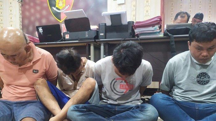Kawanan perampok yang beraksi di Pasar Inpres PALI ditangkap Jatanras Polda Sumsel.