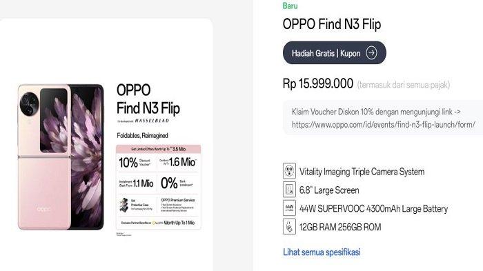 HP Oppo Find N3 Flip