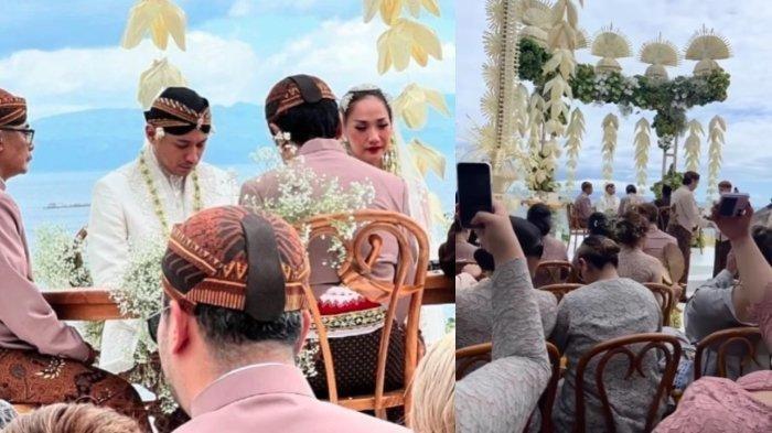 Suasana pernikahan BCL dan Tiko Aryawardhana di Bali.