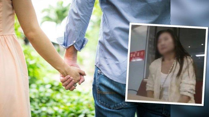 Foto ilustrasi sepasang kekasih dan wanita 41 tahun yang sembunyikan identitasnya.