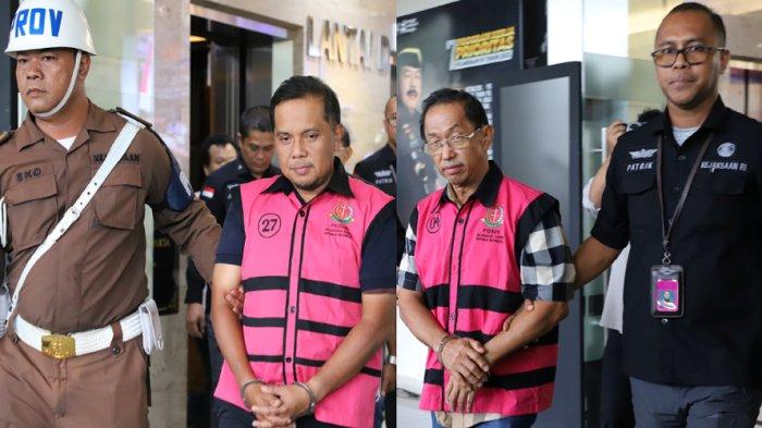 Kolase (IST/Puspenkum Kejagung RI)
BOS Timah Bangka Belitung, Thamron alias Aon (kanan) dan anak buahnya Achmad Albani (kiri) ditetapkan sebagai tersangka oleh Jampidsus Kejagung RI atas kasus dugaan korupsi tata niaga timah di wilayah IUP PT Timah.