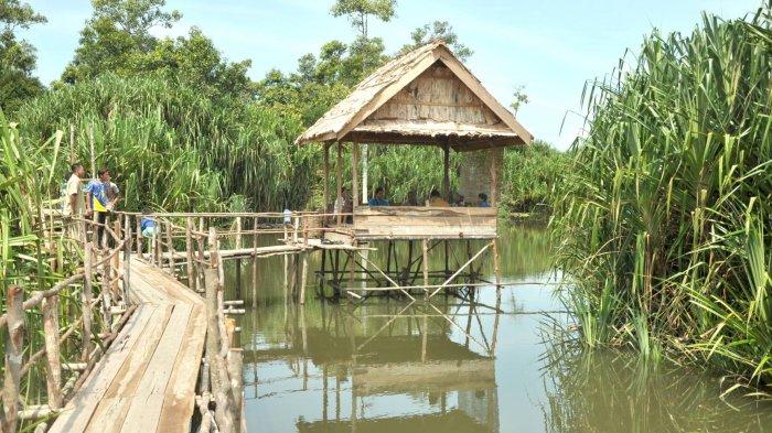 OBJEK wisata berbasis alam Tebat Rasau di Desa Lintang Kecamatan Simpang Renggiang, Kabupaten Belitung Timur (Beltim) masuk menjadi geosite baru Geopark Belitong.