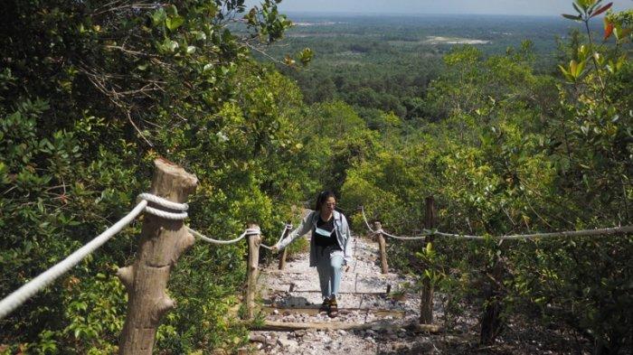 Spot foto di Destinasi wisata Gunung Lumut.