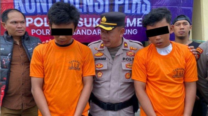 Polsek Sukarame, Bandar Lampung menangkap 2 remaja pelaku rudapaksa anak di bawah umur pada Selasa (29/10/2024).