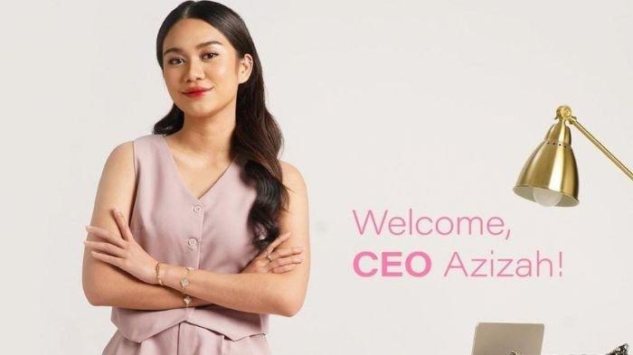 Foto Azizah Salsha. Azizah Salsha dipecat sebagai CEO brand kecantikan imbas isu selingkuh dan video syur mirip dirinya