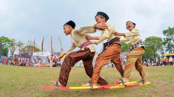 Ilustrasi Lomba Bakiak