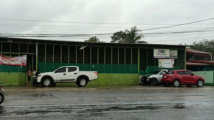 TKP kejadian pembacokan yang terjadi di Jalan DP Negara Kelurahan Betungan Kecamatan Selebar Kota Bengkulu, yang terjadi pada Sabtu (20/4/2024) sekitar pukul 13.30 WIB.