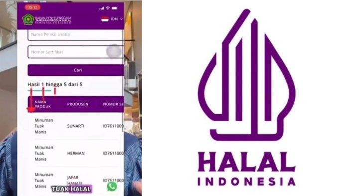 Viral di media sosial, video tentang produk dengan nama tuyul, tuak, beer, dan wine yang mendapat sertifikat halal. Kini Kemenag beri klarifikasi.