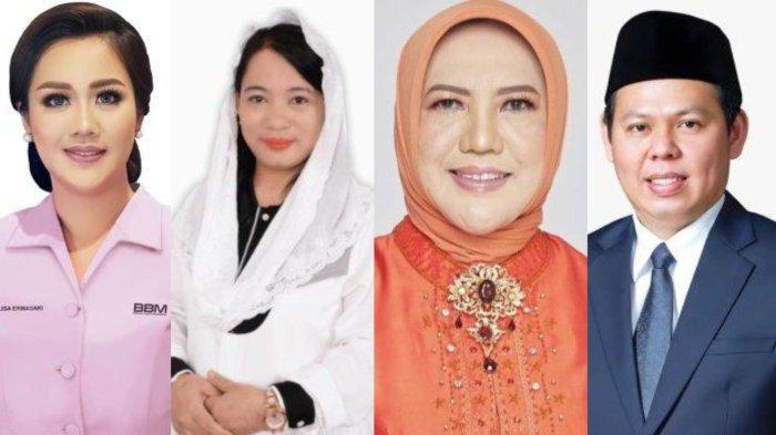 Kolase Foto Elisa Ermasari, Destita Khairilisani, Leni Haryati John Latief dan Sultan B Najamudin.