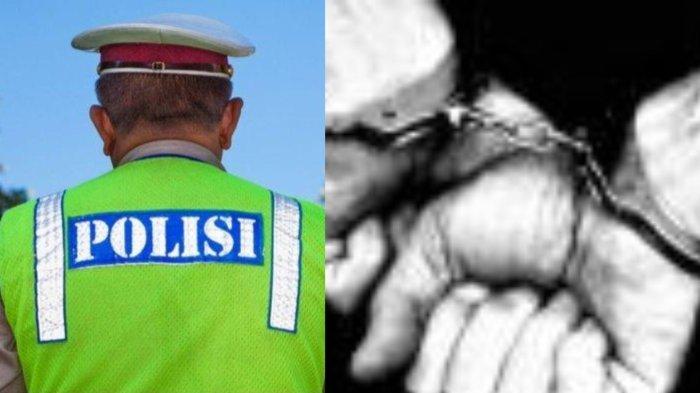 Ilustrasi oknum polisi.